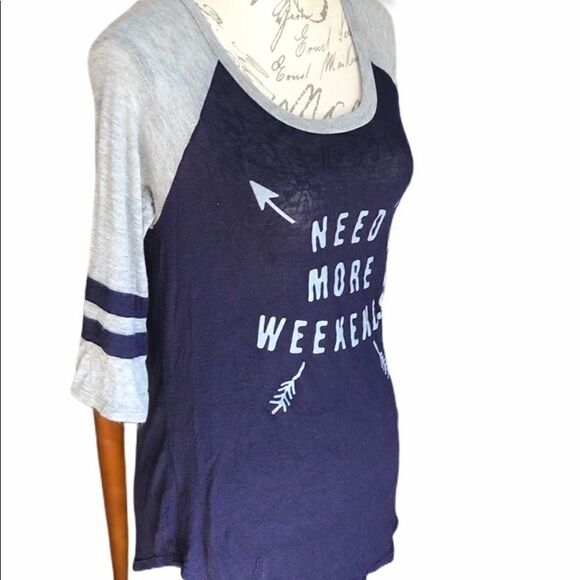 Awake Blue and White Graphic T-Shirt Small - Picture 2 of 8